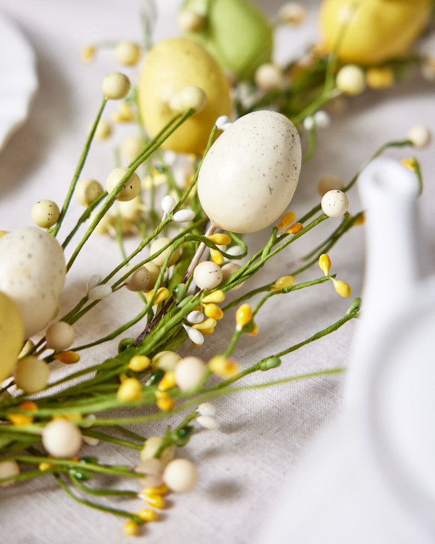 Yellow and Green Easter Eggs Garland