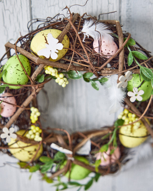 Easter Egg Nest Wreath
