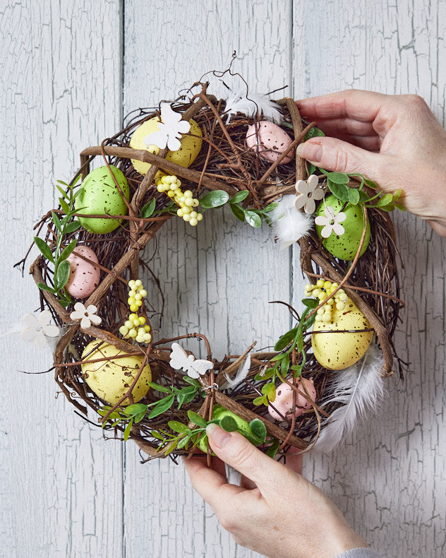 Easter Egg Nest Wreath