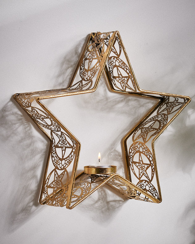 Astrid Wall Mounted Star Candle Holder