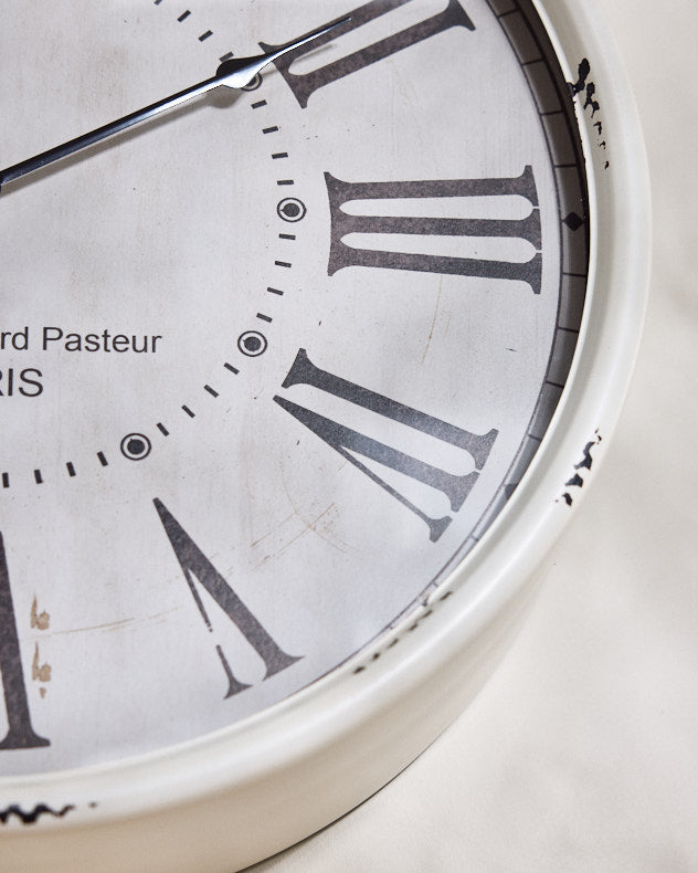 Pasteur Vintage Style Wall Clock 50cm