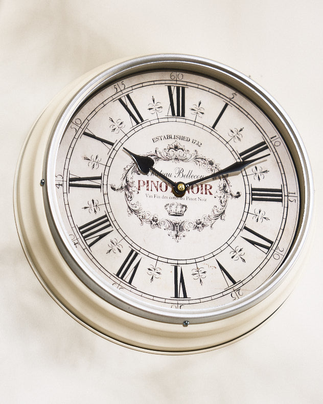 Alma Cream Wall Clock 31cm