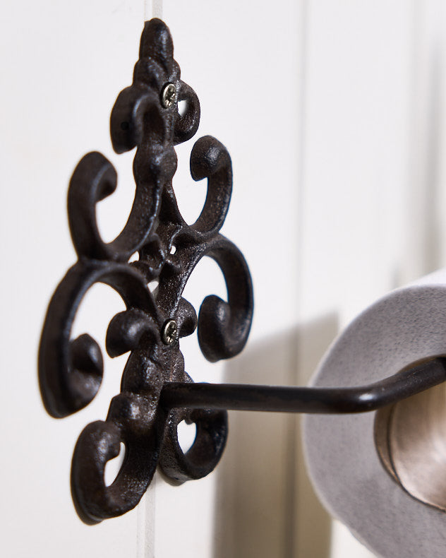 Clermont Brown Iron Toilet Roll Holder