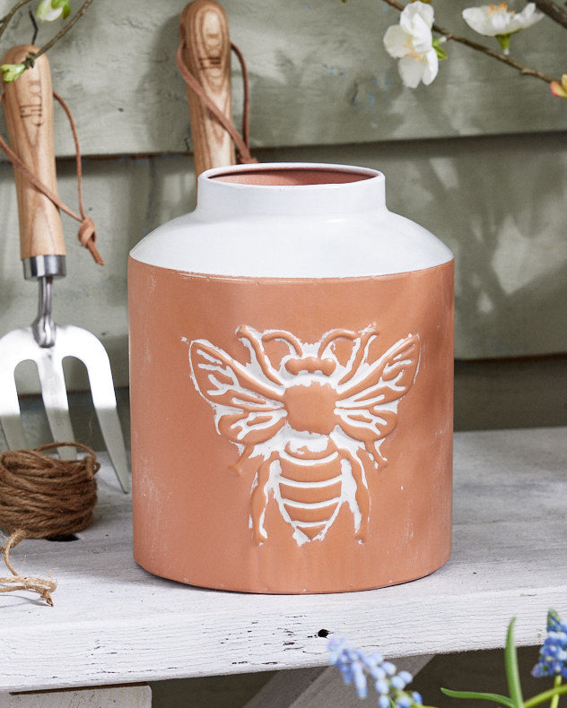 Bee Terracotta Style Churn