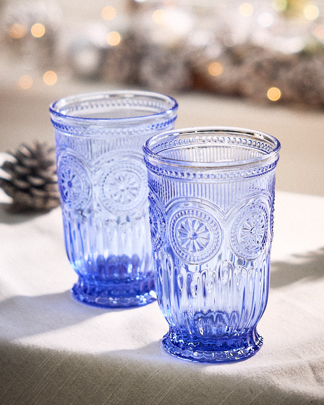 Zamora Blue Highball Tumbler