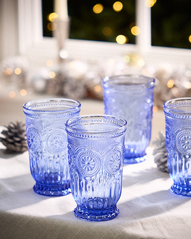 Zamora Blue Highball Tumbler