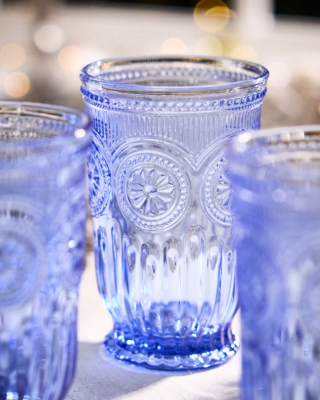 Zamora Blue Highball Tumbler