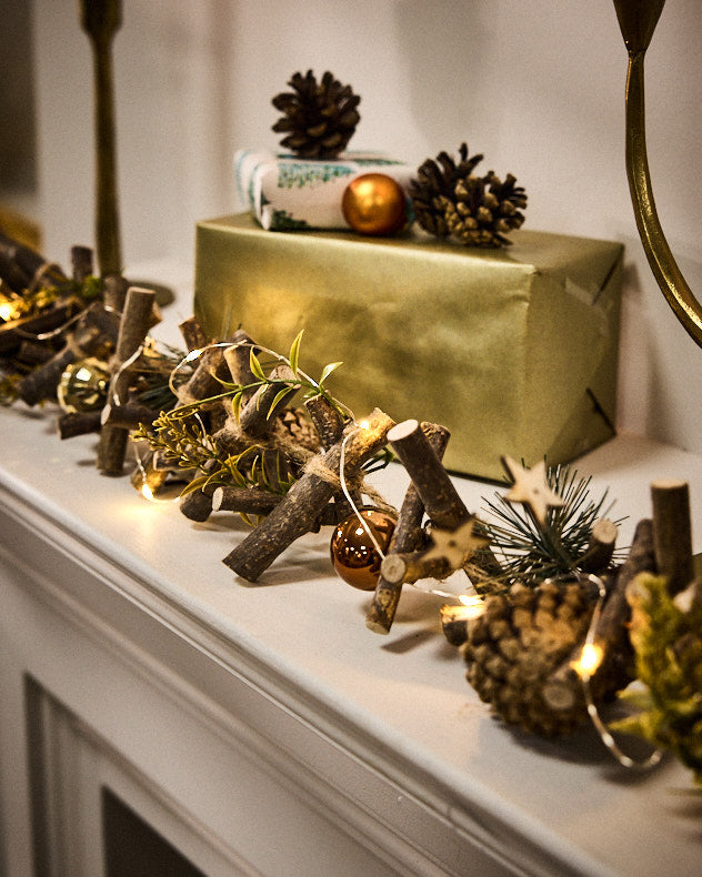 Metallic Christmas Garland 1.2m