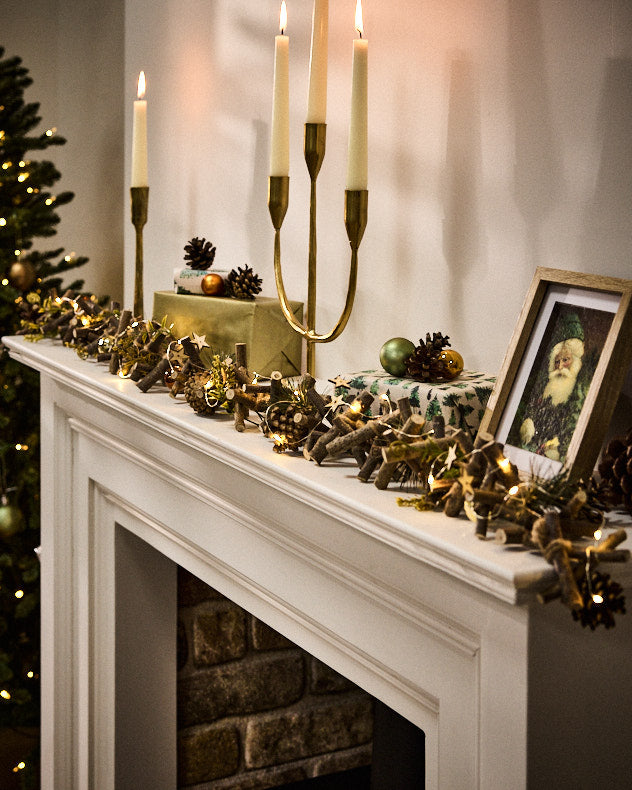 Metallic Christmas Garland 1.2m