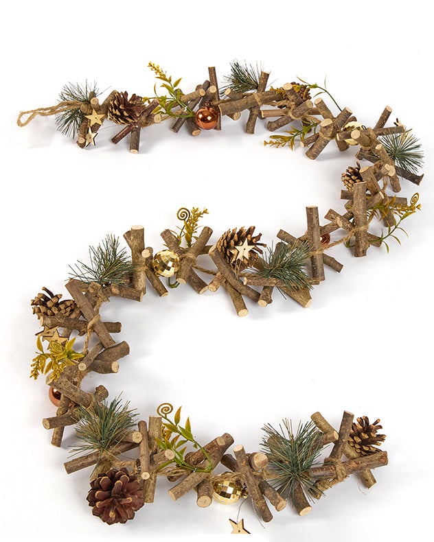 Metallic Christmas Garland 1.2m