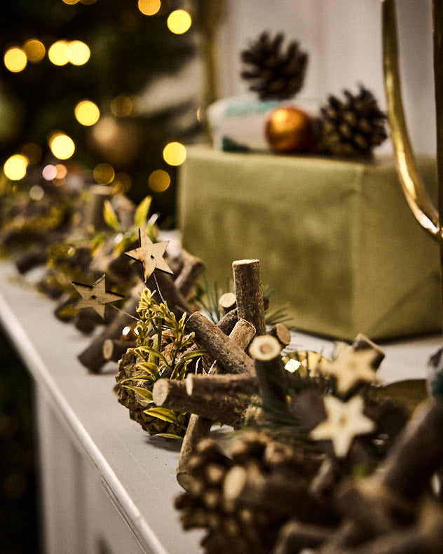 Metallic Christmas Garland 1.2m