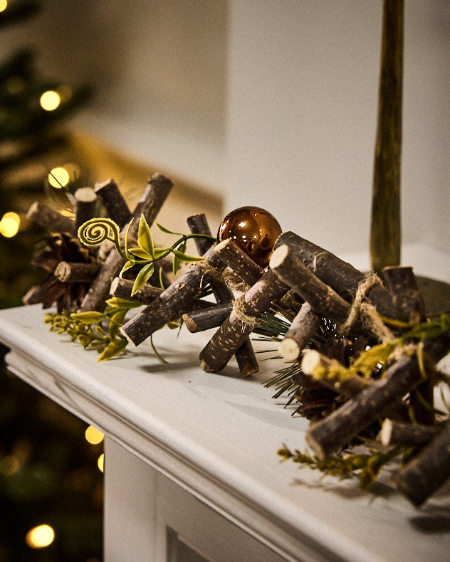 Metallic Christmas Garland 1.2m