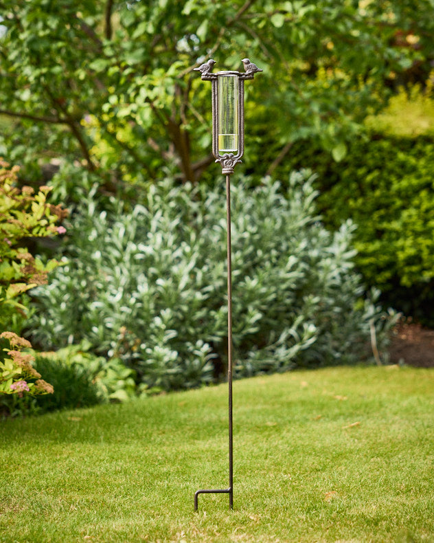 Cast Iron Standing Rain Gauge