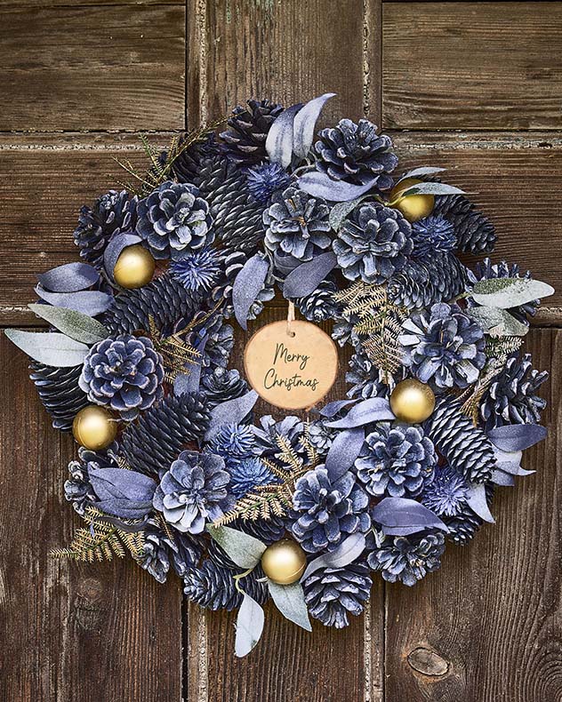 Personalised Moonlight Wreath 35cm