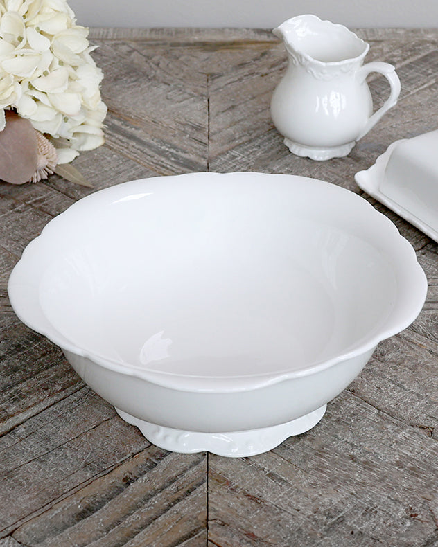 Portella White Porcelain Tableware Collection