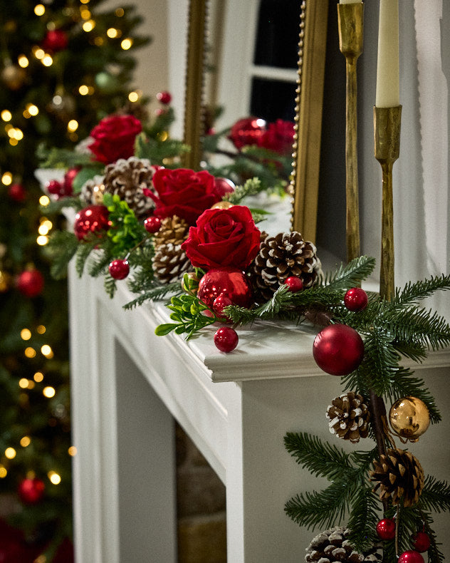 Brockham-Rosengirlande – 180 cm/270 cm