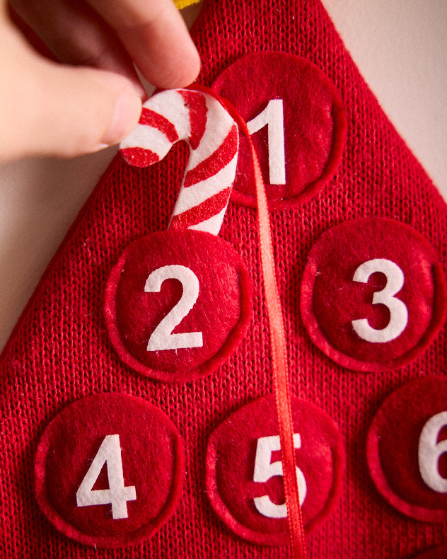 Personalisierter fröhlicher Weihnachtsmann-Adventskalender