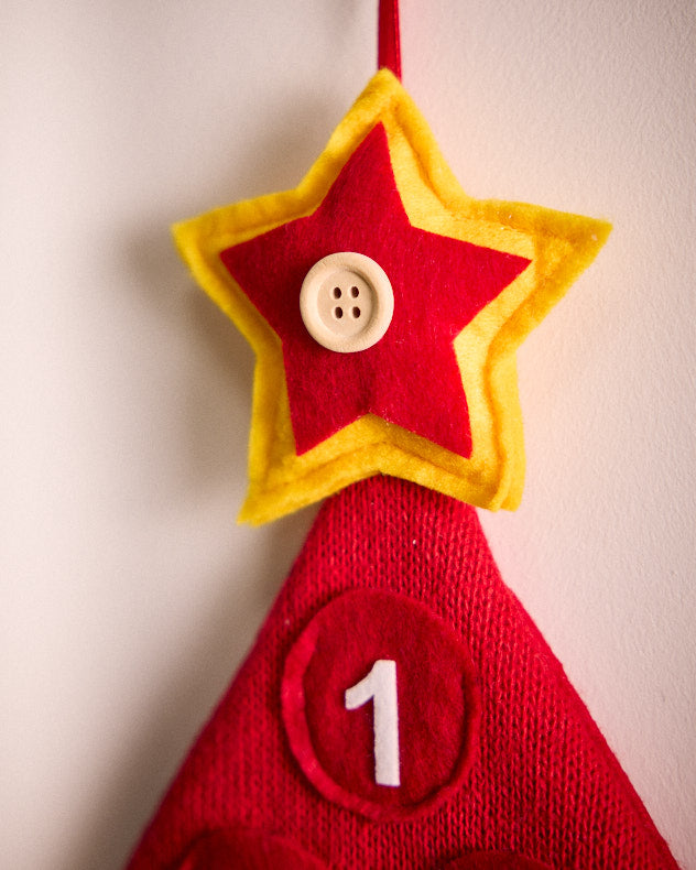 Personalisierter fröhlicher Weihnachtsmann-Adventskalender