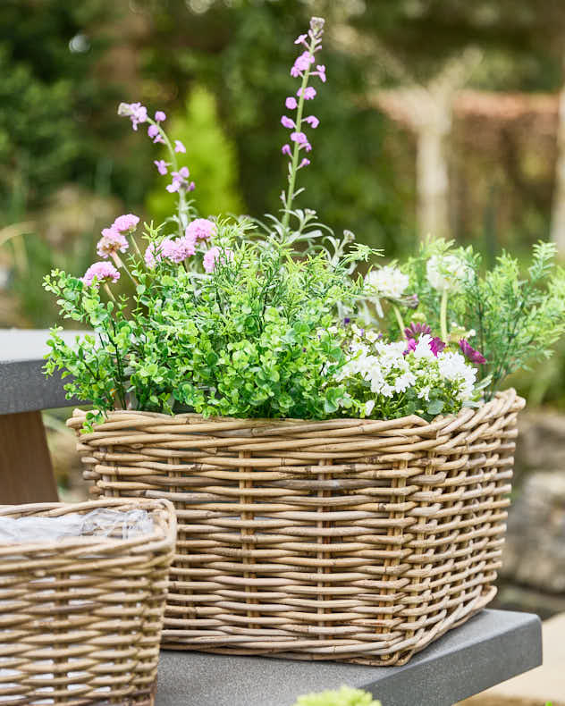 Bala Square Lined Planter Baskets