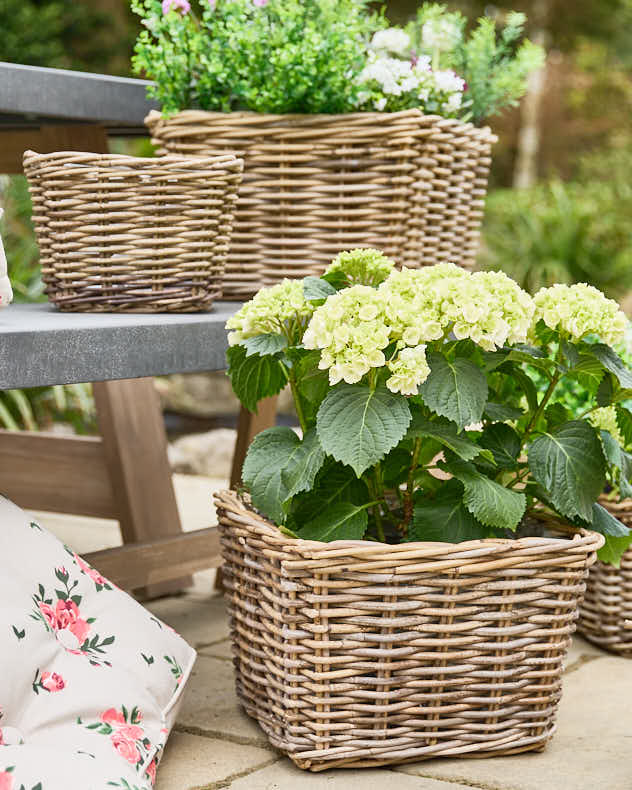 Bala Square Lined Planter Baskets