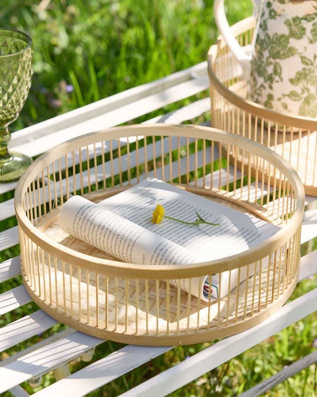 Set of 3 Bamboo Nesting Trays