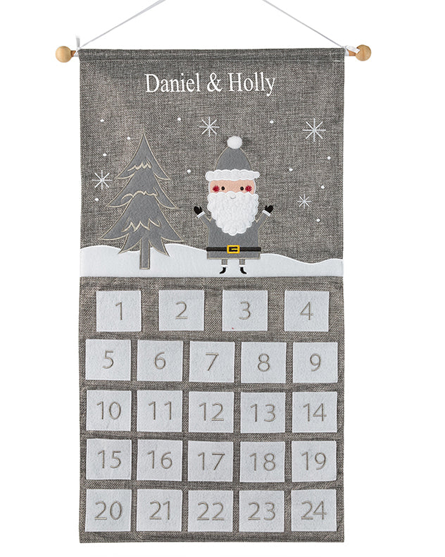 Personalisierter Winterbäume-Adventskalender