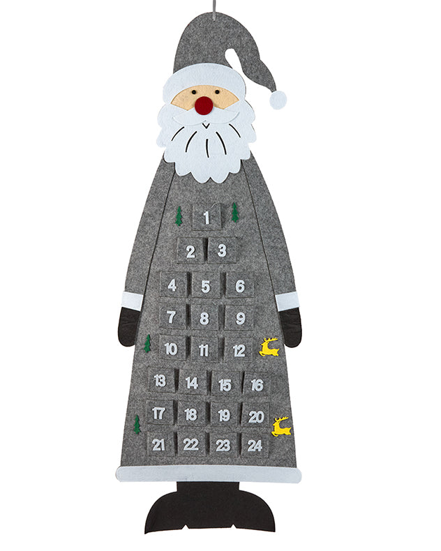 Beeil dich, riesiger Weihnachtsmann-Adventskalender