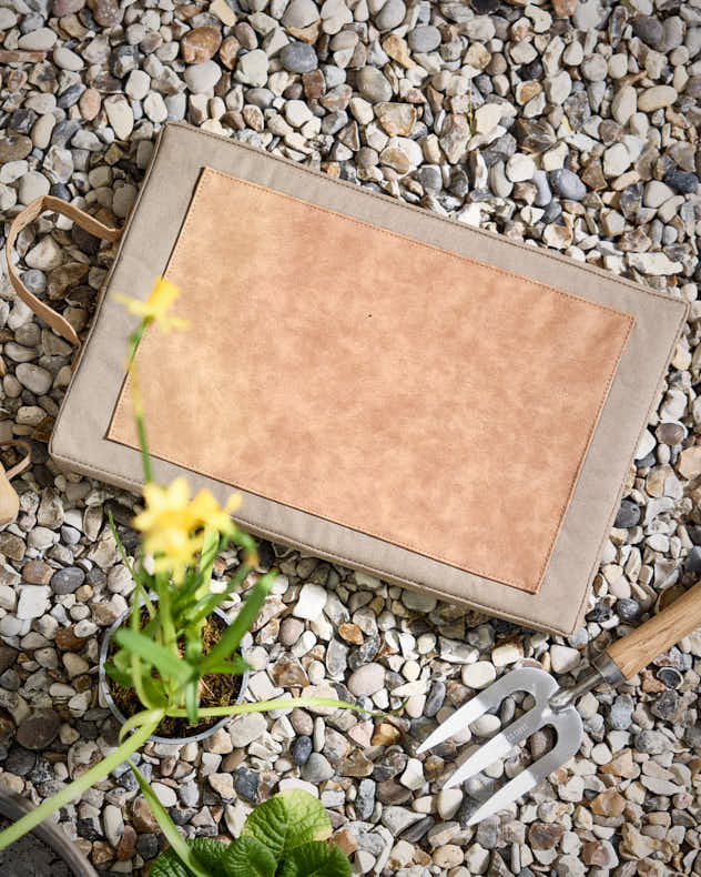 Genouillère de jardin kaki