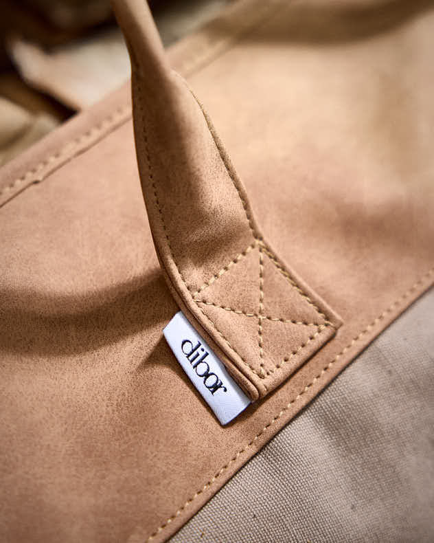 Large Khaki Log Bag
