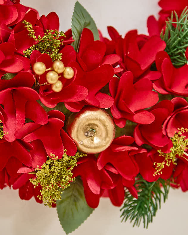 Personalisierter Grantham-Blumenkranz, 38 cm