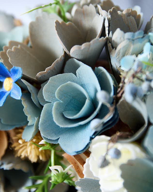 Personalisierter Ashbourne-Blumenkranz, 35 cm