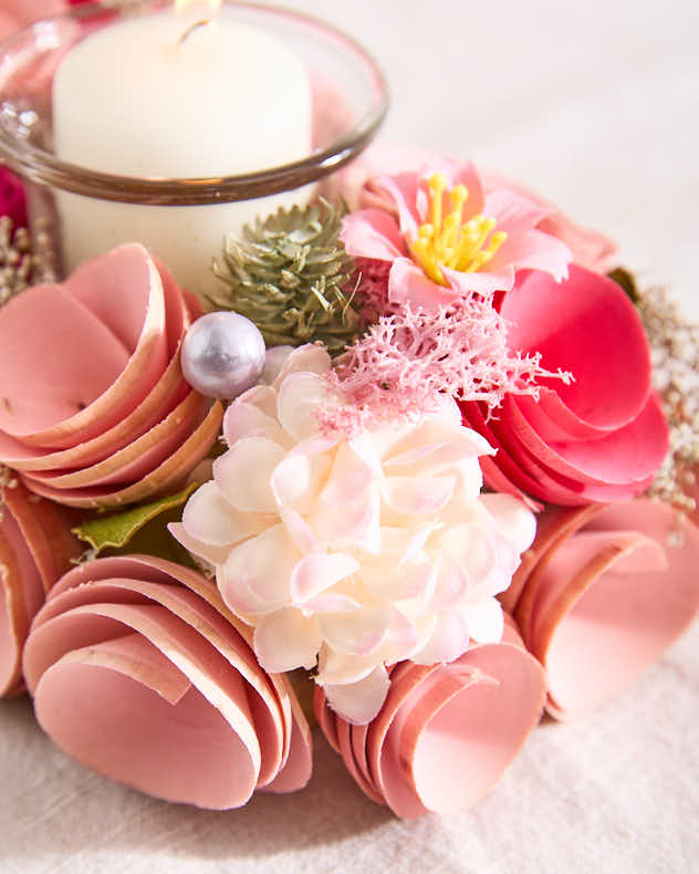 Triple Belford Floral Candle Holder