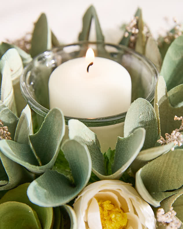 S/2 Stockbridge Floral Candle Holders