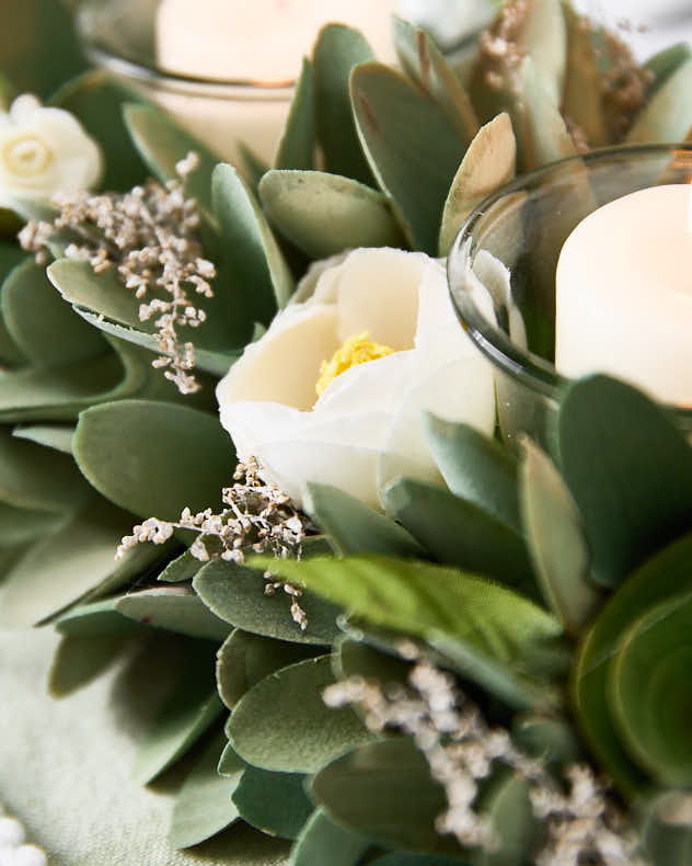 Triple Stockbridge Floral Candle Holder