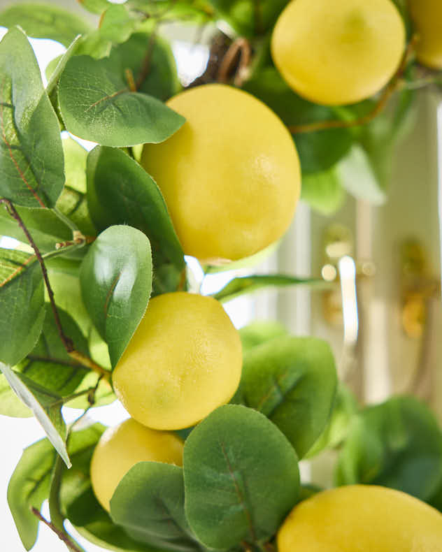 Personalised Agrumi Lemon Wreath 50cm