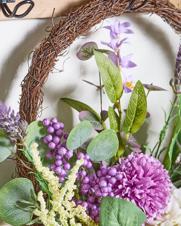 Morea Purple Floral Basket
