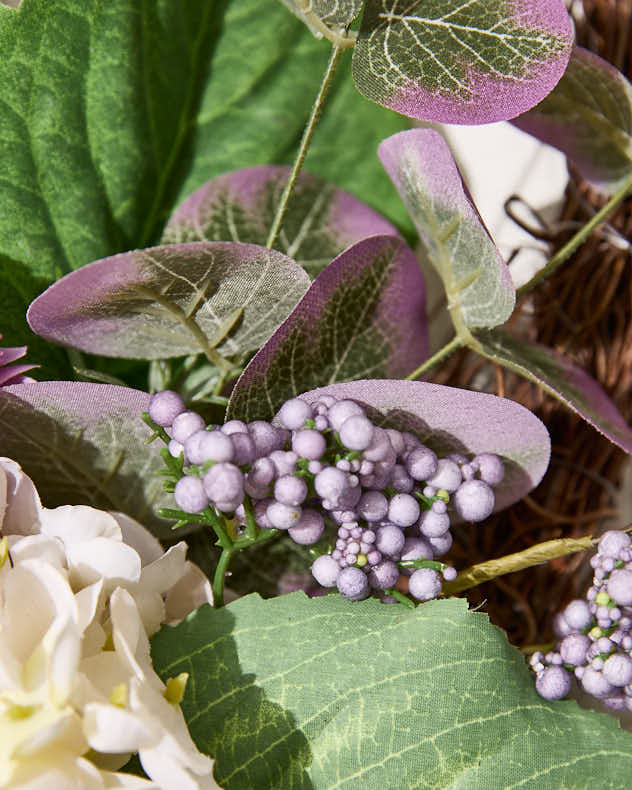 Morea Purple Floral Basket