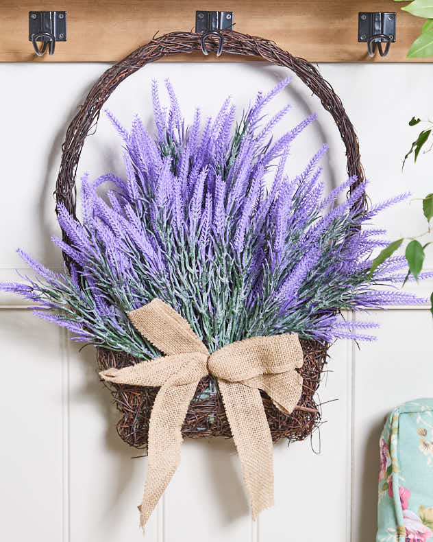 Bellegarde Lavender Floral Basket