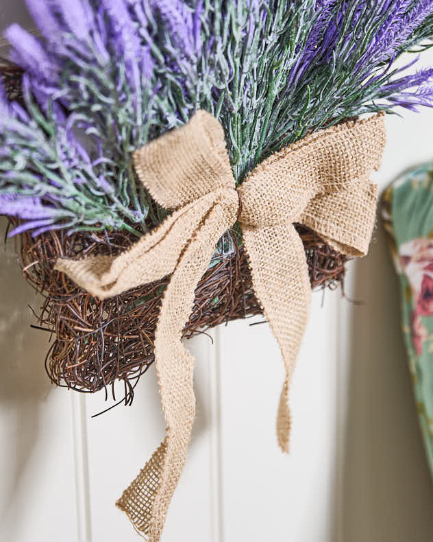 Bellegarde Lavender Floral Basket