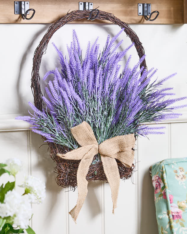 Bellegarde Lavender Floral Basket
