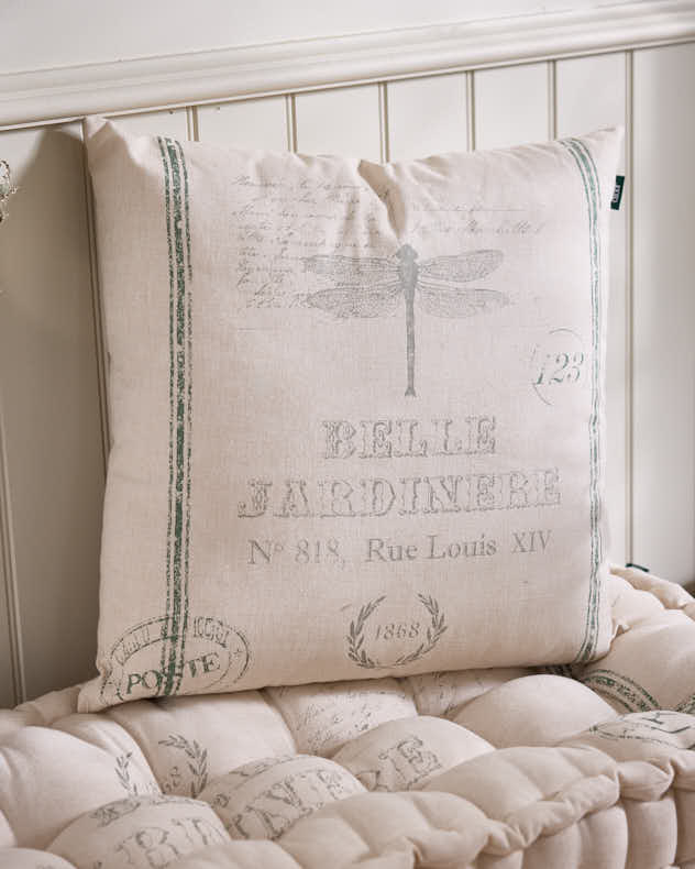 Belle Jardinere Green Indoor Cushions