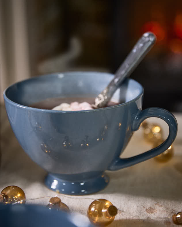 Set of 2 Winter Hot Chocolate Mugs