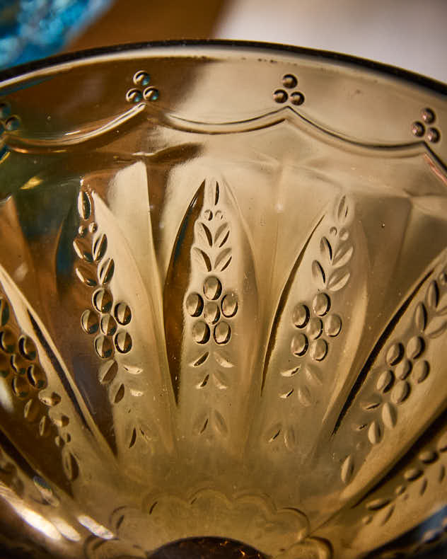 Roselle Set of 6 Footed Bowls