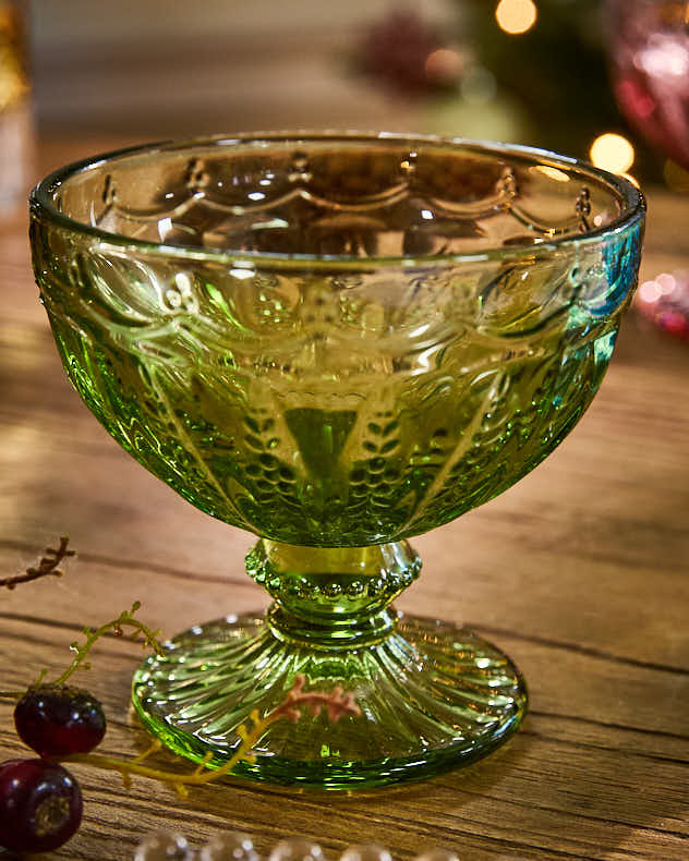 Roselle Set of 6 Footed Bowls