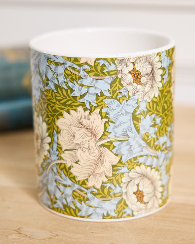 Yellow and Blue Fleur Plant Pot