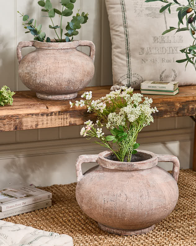 Antique Style Brown Pelike Vase