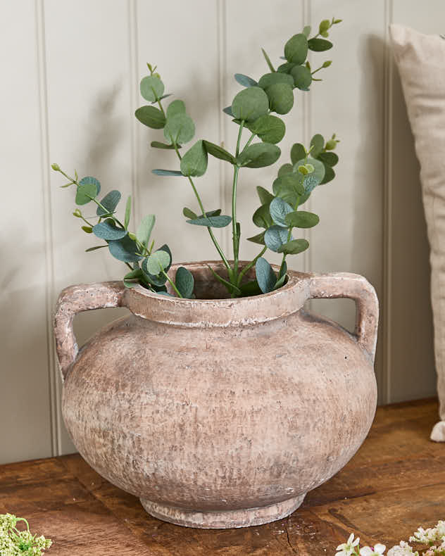 Antique Style Brown Pelike Vase