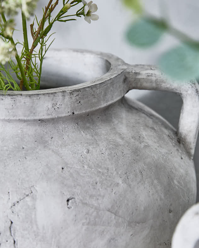 Vase Peliké gris de style antique