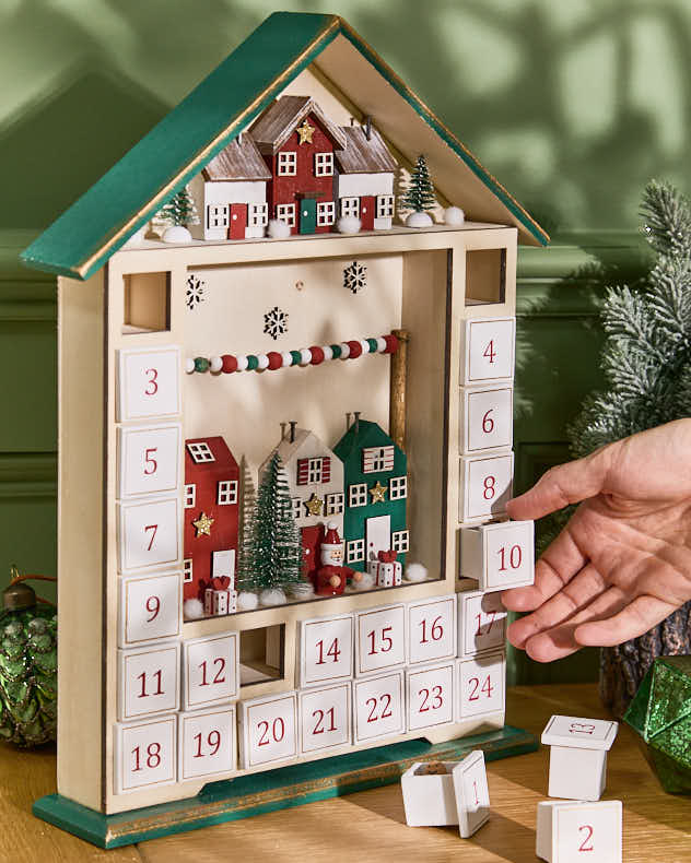 Christmas Village Advent Calendar House