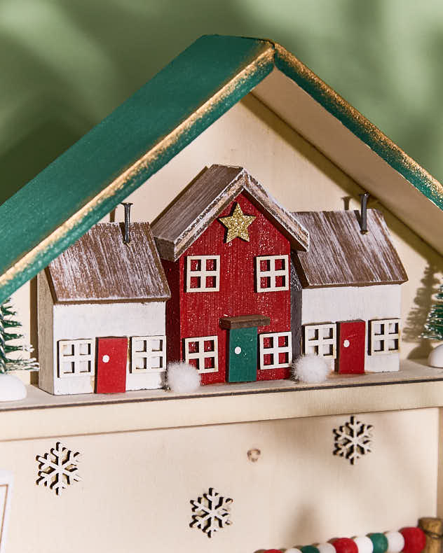 Christmas Village Advent Calendar House